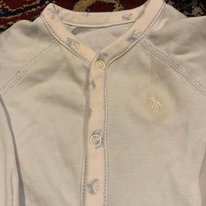 Ralph Lauren Button Footed Pajamas